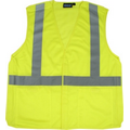 S320 ANSI Class 2 Mesh Economy Break-Away Hi Viz Lime Vest (Large)